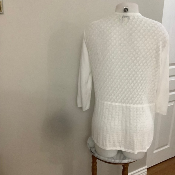 Style&Co fits MEDIUM Fine knit crochet cardigan - Picture 5 of 7